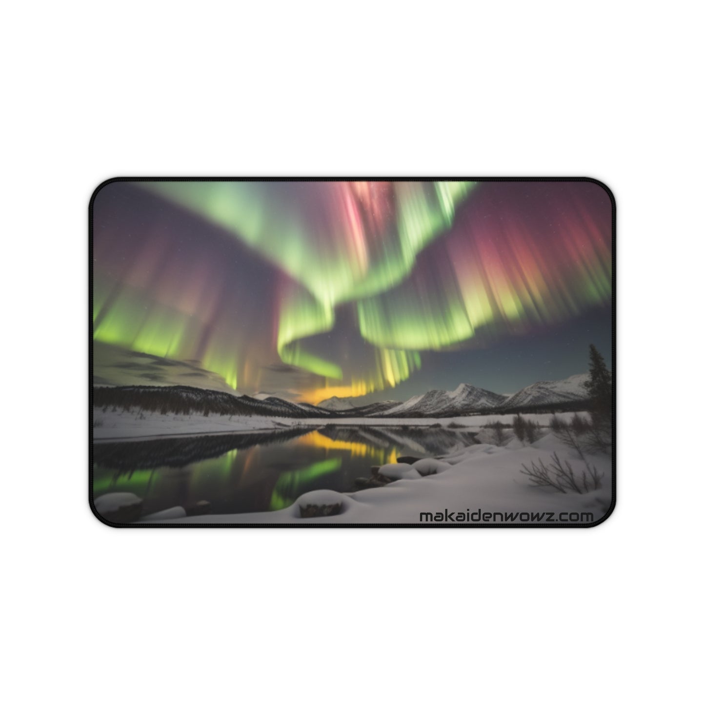 Aurora Borealis Desk Mat/Mouse Pad