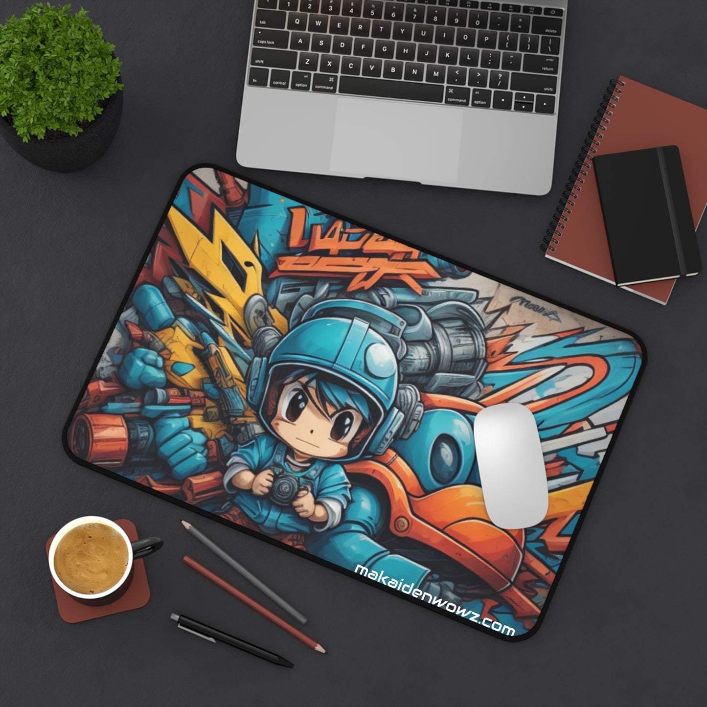 Gamer Boy Desk Mat/Mouse Pad