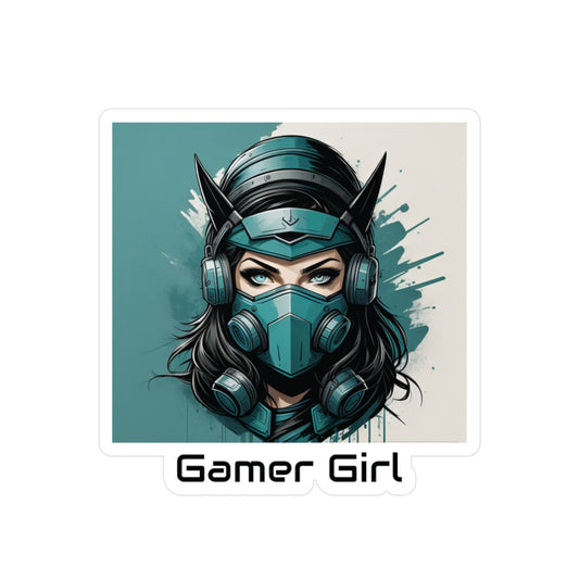 Gamer Girl Vinyl Decal