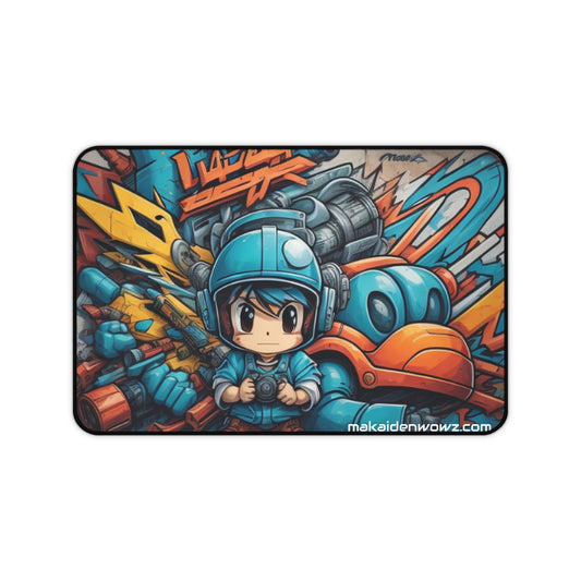 Gamer Boy Desk Mat/Mouse Pad