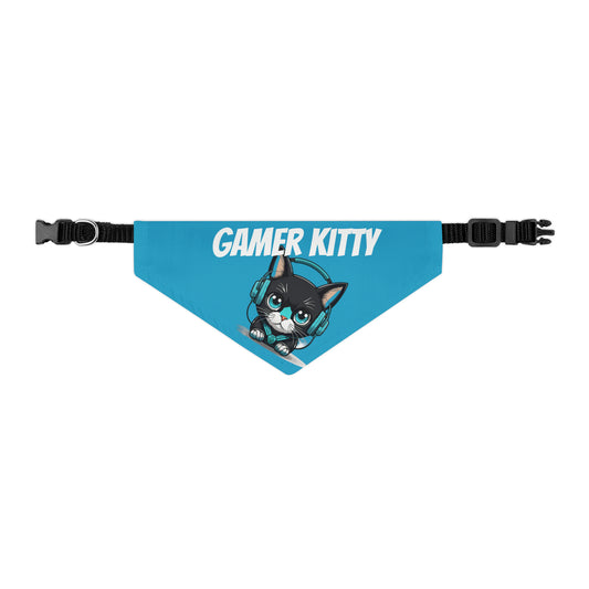 Gamer Cat Bandana Collar