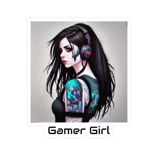 Gamer Girl Vinyl Decal