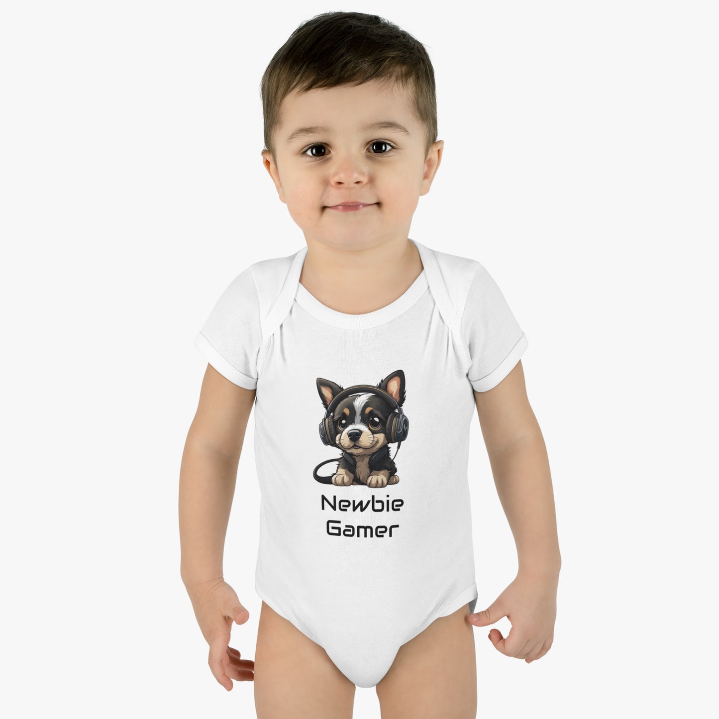 Copy of Newbie Gamer White, Infant Baby Rib Bodysuit