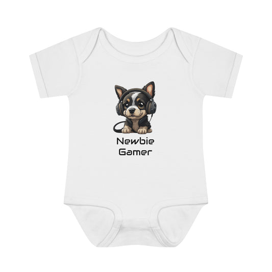 Copy of Newbie Gamer White, Infant Baby Rib Bodysuit