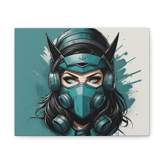 BadAzz Gamer Chick Canvas