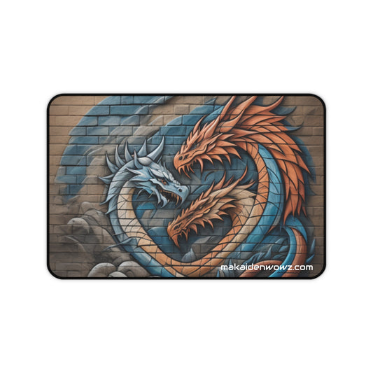 Dragon Wall Desk Mat/Mouse Pad